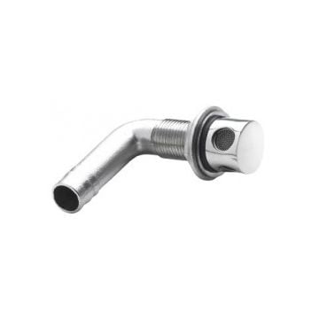 Vent air nipple ST04HS Dia. 16 mm angled hose connection SS316