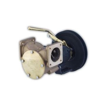 Pump clutch manual 51.5gpm 1 1/2 flange port A&B pulley belt suitable for bilge, deckwash & firefighting application