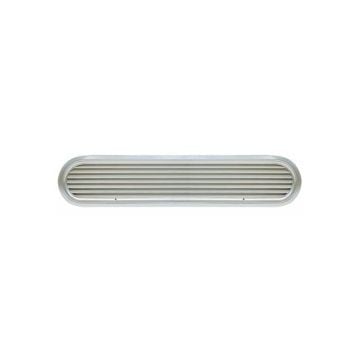 Vent air suction ASV020 louvred oval anodized Aluminium frame & grill