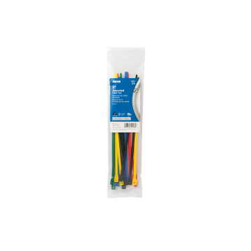 Cable tie kit 8" 24pc UV resistant