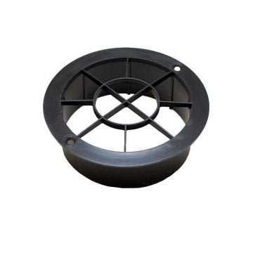 Grill vent for blower 3" Black fixed type