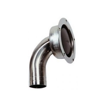 Vent SS316 AB38B 38 mm angled hose connection