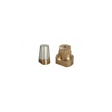 Anode shaft Zn 2.38 Kg OD 75 mm Dia. 50 mm bolt-on with heaxagonal propeller nut