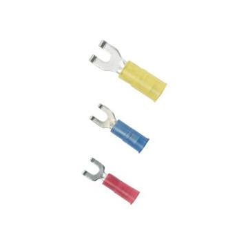 Terminal flanged spade 22-18 AWG 4.8 mm screw 25 pc