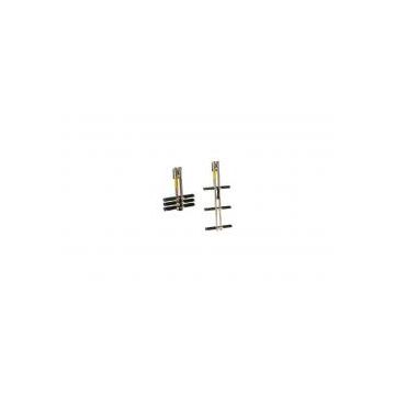 Ladder telescopic 3 steps transom