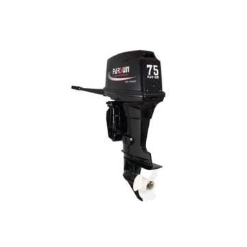 Outboard Engine 75HP Tiller Control Electric Start Long Shaft Propeller 3-13-1/4"x17"