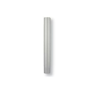Seat column dia. 76mm height 620mm ribbed alumnium tapered 1 end