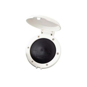 Foot Switch White cover 12/24V 150A max Dia. 104x21Hx47D mm