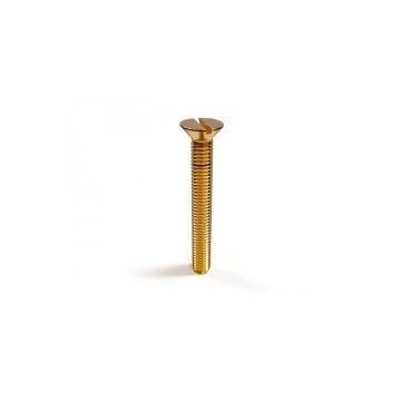 Bolt for 08.09.0001/08.09.0002 Gold plated Bronze 1/4” x 20 mm