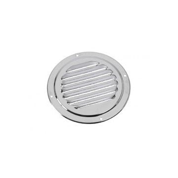 Vent louvred SS304 Dia. 102 mm electro polished