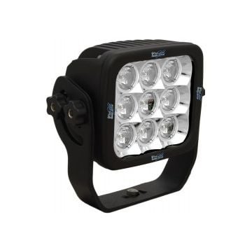 Light Flood Square 9x5W LED Black Narrow Beam 9-32V 105 deg. Adjustable Trunnion Bracket Mount