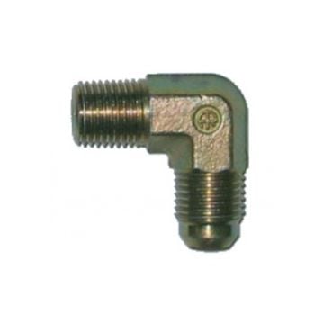 Elbow steel G3/8 conic JIC M9/16 for hydraulic flexible hose