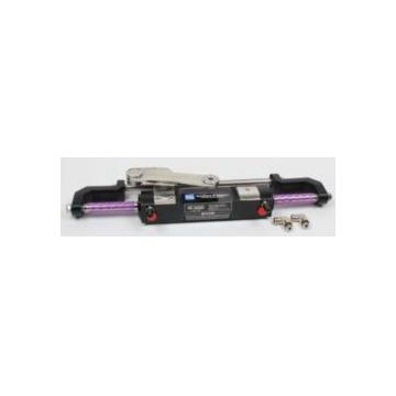 Steering cylinder MC300HD for kit GF300HD2, 140cc 198mm stroke 22mm shaft dia. Right frontal mounting / balanced bull horn type