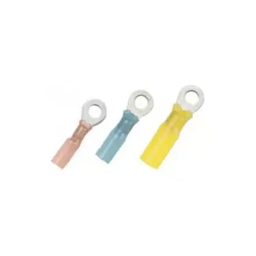 Terminal ring 12-10 AWG 4 mm screw heat shrink adhesive lined 25 pc