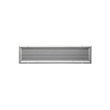 Vent air suction ASVREC30 louvred rectangular anodized Aluminium frame & grill