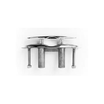 Cleat flush mount SS316 5"