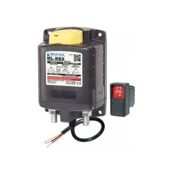 Relay latching (AR) 24V remote battery switch auto release