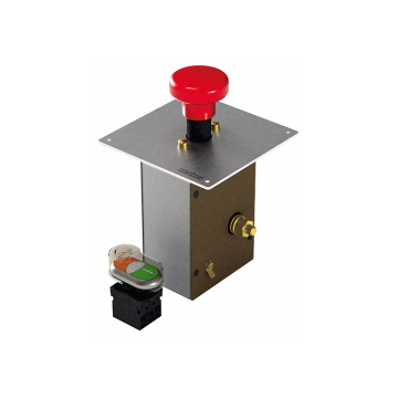 Emergency stop switch 24V (with feature of remotely controlled battery main switch)