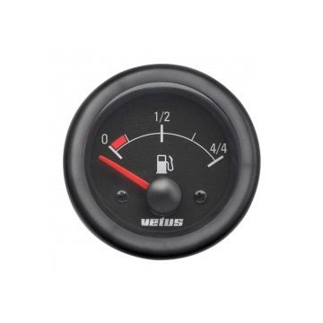 Gauge fuel level FUELB black 12/24V