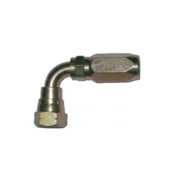 Elbow steel ID 10 mm JIC M9/16 for hydraulic flexible hose