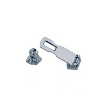 Hasp swivel eye 3" chromed zinc alloy