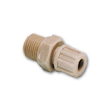 Fitting 1/4" x 6 mm straight coupling for wiper system