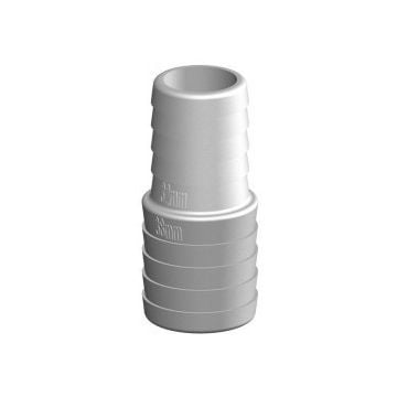 Hose reducer White 38mm-32mm GRP