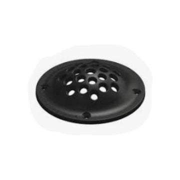 Strainer round black 1-1/4" GRP PKG