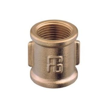 Coupling 1/2" F-F Brass Art0270