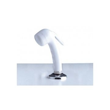 Shower Pull out (trigger) with 2m plastic hose & holder White