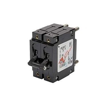 Breaker B series 15A Black 2 pole up to 277VAC 80VDC