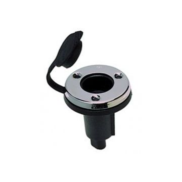 Base plug-in type 2 pin SS with black polymer 1045 series for pole lights