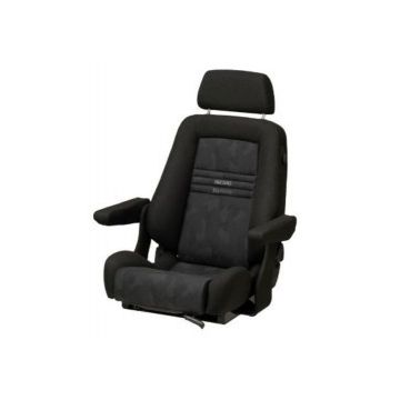 Seat helm Pacific black artificial leather upholstery