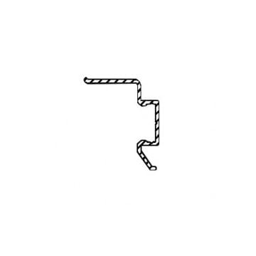 Insulation accessory IWA Sorber screen (internal wall angle) 1mm thick W25 x 20H x L3000 mm