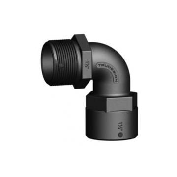 Elbow 90 deg. F-M Black 1-1/2" BSP GRP