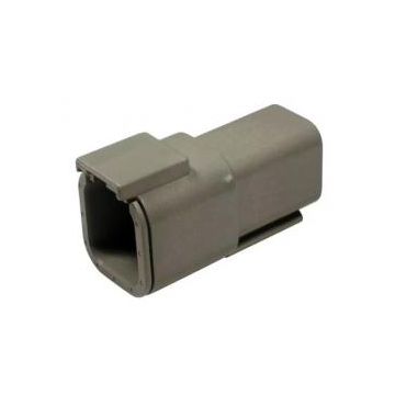 Kit receptacle DTM 6 cavity Deutsch connector for 20-24 AWG wire Kits contains housing only. (pack of 5pc)