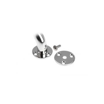 Frontal montage round Dia. 42 mm SS316 polished for hand rail Dia. 20 mm