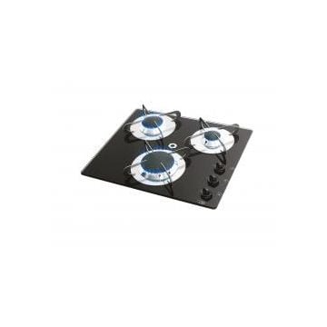 Cooker Gas Crystal 1 Auxiliary + 1 Semi-Rapid + 1 Rapid Burner Vertical Switch