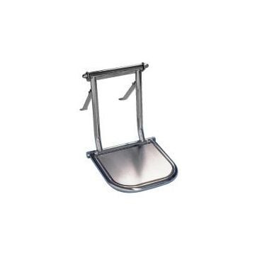 Footrest with Brushed Stainless Steel Footplate