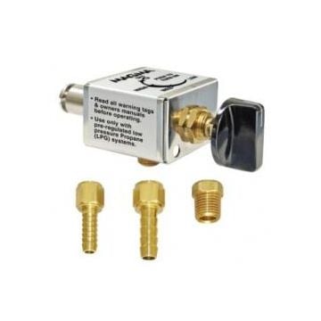 Valve-Low pressure control, LPG Type 3, low output for grills with a 22.9x45.7 cm cooking grate & all marine kettles
