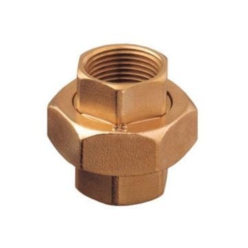Union 1-1/4" F-F Bronze Art0340B