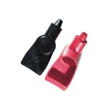 Boot pair for battery terminal wing nut style Black & Red (suits cable size 4 & 2 AWG)