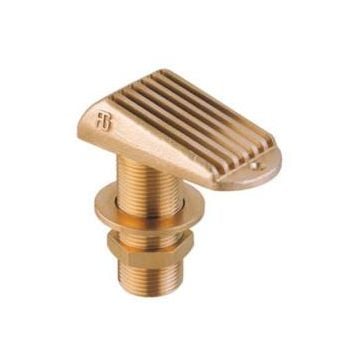 Strainer scoop Brass 1" Art1114 thru-hull