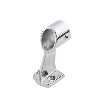 Stanchion rail center 7/8" high SS316
