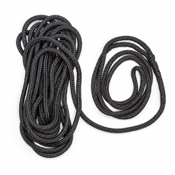 Mooring Line Braided Polyester with Spliced Eye Black 16mm × 11m