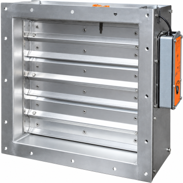 Fire Damper GMFD Stainless Steel 315 × 315mm A0–A60 24V DC