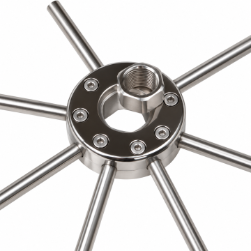 Steering Wheel Adaptor Aluminium Custom-Made up to Dia. 26mm