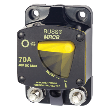 Circuit Breaker Thermal 187 Series Surface Mount 70A 48V DC