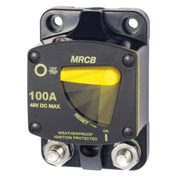 Circuit Breaker Thermal 187 Series Surface Mount 100A 48V DC