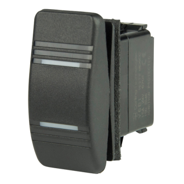 Contura Switch SPDT On/Off/On 12/24V DC 20A/15A with 2 Amber LEDs